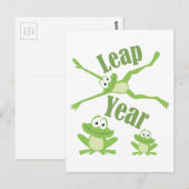 Leap Year Briefkaart (Voorkant / Achterkant)