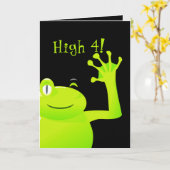 Leap Year/Leap Day Baby Birthday Card Kaart (Gele Bloem)