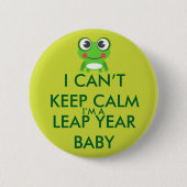 Leap Year/Leap Day Baby Button (Voorkant)