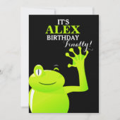 Leap Year/Leap Day Baby Uitnodiging (Voorkant)