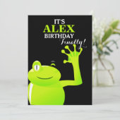 Leap Year/Leap Day Baby Uitnodiging (Staand voorkant)