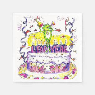 Leap Year Napkins Servet