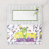 Leap Year Place Card Plaatskaartje (Buitenkant ongevouwen)