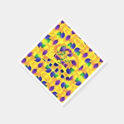 Leap Year servetten voor feest of diner (Hoek)