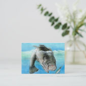 LEAPBASS-template voor visitekaartjes (Staand voorkant)