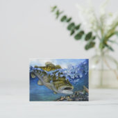 LEAPBASS-template voor visitekaartjes (Staand voorkant)