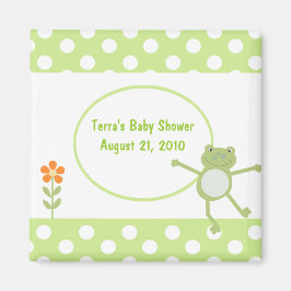 Leapfrog Frog Baby shower Favor Magnet