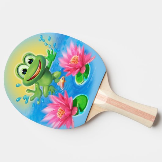 Leapfrog Ping Pong table tennis bats Tafeltennisbatje (Zijkant)