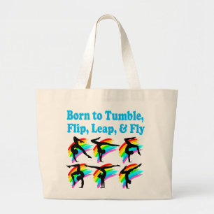 LEAPGYMNAST GROTE TOTE BAG