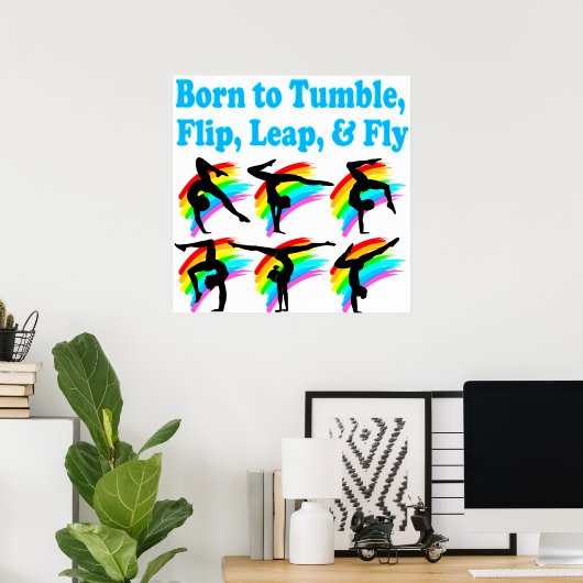 LEAPGYMNAST POSTER (Thuiskantoor)