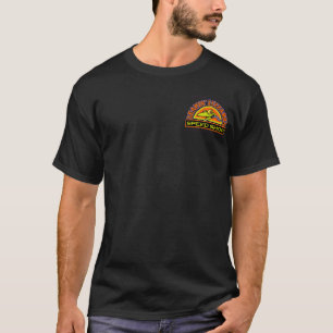 Leapin' Lizzard Speed Shop on Black T-shirt
