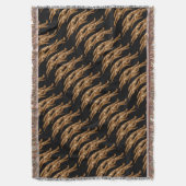 Leaping Art Deco Borzoi Throw Blanket Deken (Voorkant Verticaal)