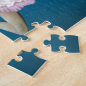 Leaping Ballerina op blauw Legpuzzel (Zijkant)