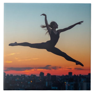 Leaping Ballerina Tegeltje