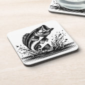 Leaping Bass Onderzetters [set van 6] (Linkerzijde)