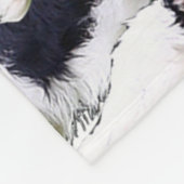 Leaping Borzoi Plush Fleece Throw Deken (Hoek)