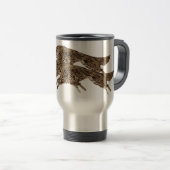 Leaping Borzoi Reisbeker (Voorkant rechts)