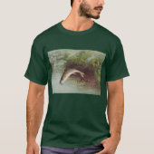 Leaping Brook Trout beroemd gemaakt door S.A. Kilb T-shirt (Voorkant)