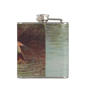 Leaping Brook Trout van Samuel Kilbourne (1874) Heupfles (Achterkant)