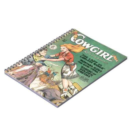 Leaping Cowgirl Notitieboek (Linkerzijde)