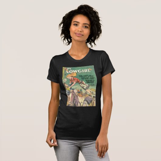 Leaping Cowgirl T-shirt (Voorkant volledig)