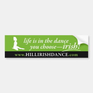 Leaping Dancer Bumpersticker