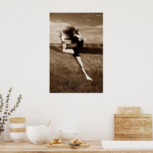 Leaping Dancer Poster (Keuken)