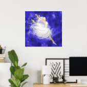 Leaping Dancer Poster (Thuiskantoor)