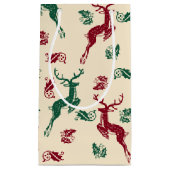 Leaping Deer and Holly Klein Cadeauzakje (Voorkant)