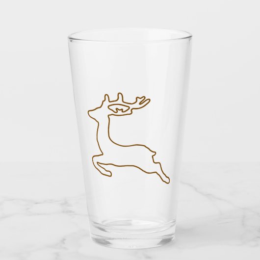 Leaping Deer Tumbler – Wild & Elegant (Voorkant)