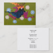 Leaping Deer. Visitekaartje (Voorkant / Achterkant)