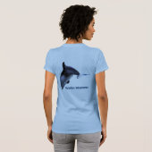 Leaping DOLPHIN Whisperer Art T-shirt (Achterkant volledig)