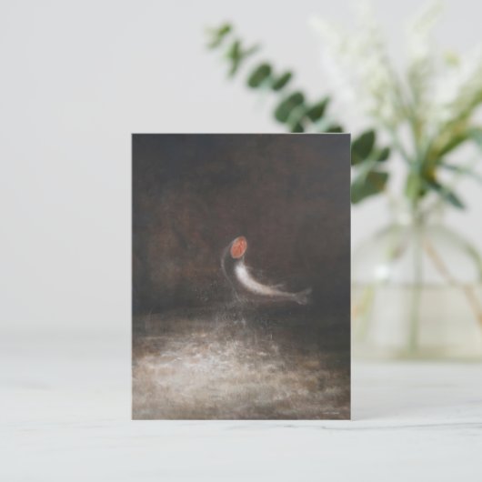 Leaping Fish Briefkaart (Staand voorkant)