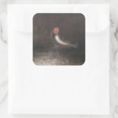 Leaping Fish Vierkante Sticker (Tas)