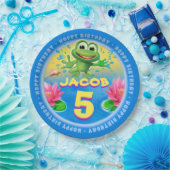 Leaping Frog aanpassen papier partij bord 9 inch (Feest)