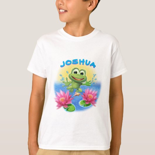 Leaping Frog Boy's T-shirt (Voorkant)