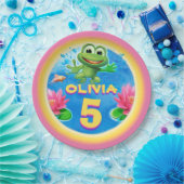 Leaping Frog CUSTOM Papierpartij bord 9 inch. (Feest)