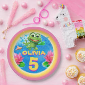 Leaping Frog CUSTOM Papierpartij bord 9 inch. (Feest)