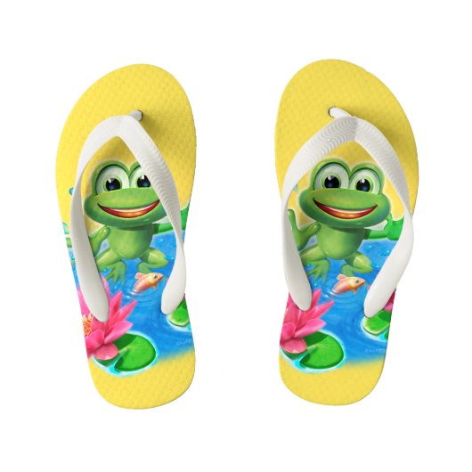 Leaping Frog kleurrijke vakantie kinder Flip Flop (Voetbed)