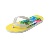 Leaping Frog kleurrijke vakantie kinder Flip Flop (Schuin)