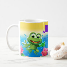 Leaping frog party custom NAAM keramische mok