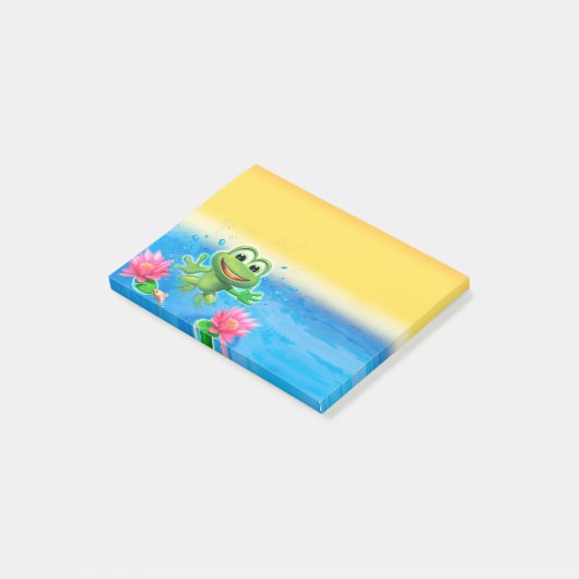 Leaping Frog Post-it Note block (Schuin)