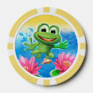Leaping Frog verjaardagsfeestje spel tokens