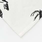 Leaping Horse Fleece Deken (Hoek)