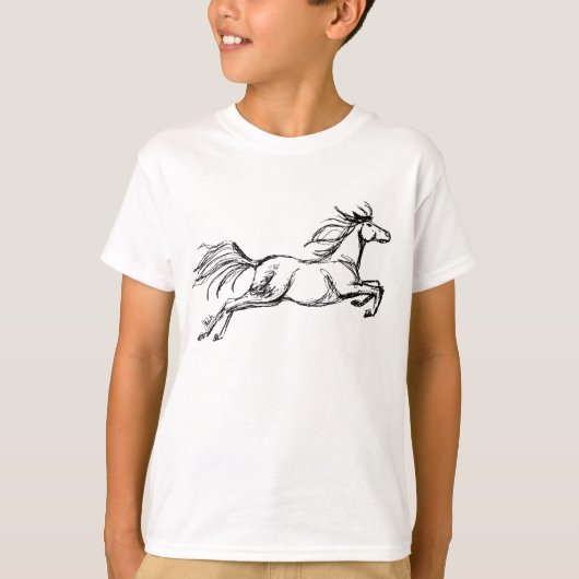 Leaping Horse T-shirt (Voorkant)