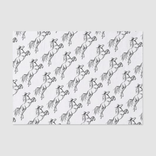 Leaping Horse Tissuepapier (Voorkant)
