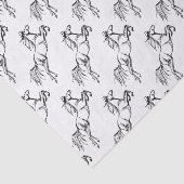 Leaping Horse Tissuepapier (Detail)