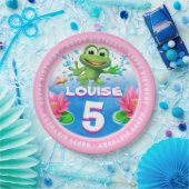 Leaping Hot Frog-bord voor tapedrive Papieren Bordje (Feest)