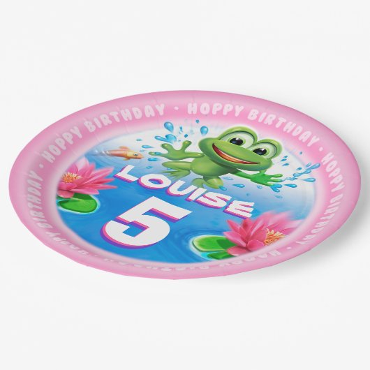 Leaping Hot Frog-bord voor tapedrive Papieren Bordje (Gekanteld)