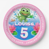 Leaping Hot Frog-bord voor tapedrive Papieren Bordje (Voorkant)